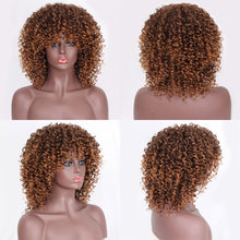 Load image into Gallery viewer, Wig female short curly hair headgear
