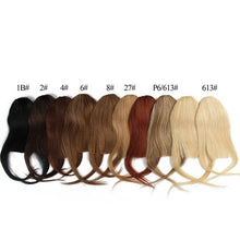 Load image into Gallery viewer, Real Person Qi Bangs Invisible Seamless Wig