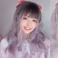 Load image into Gallery viewer, Dyeing Gradient Lolita Cute JK Long Curly Wig