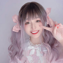 Load image into Gallery viewer, Dyeing Gradient Lolita Cute JK Long Curly Wig