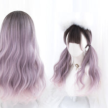 Load image into Gallery viewer, Dyeing Gradient Lolita Cute JK Long Curly Wig