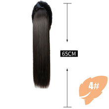 Load image into Gallery viewer, Wig Female Long Hair Ponytail Female Long Straight Hair Extension Piece Simulation Hair