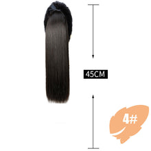 Load image into Gallery viewer, Wig Female Long Hair Ponytail Female Long Straight Hair Extension Piece Simulation Hair