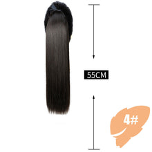 Load image into Gallery viewer, Wig Female Long Hair Ponytail Female Long Straight Hair Extension Piece Simulation Hair
