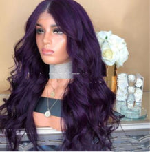 Load image into Gallery viewer, Medium And Long Curly Hair Cross-border Fashion Big Wave Cosplay Anime Purple Factory Wholesale