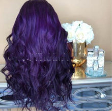 Load image into Gallery viewer, Medium And Long Curly Hair Cross-border Fashion Big Wave Cosplay Anime Purple Factory Wholesale