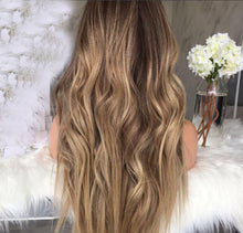 Load image into Gallery viewer, European And American Ladies With Long Brown Gradual Curly Hair