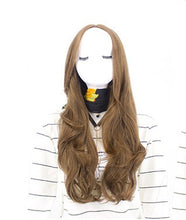 Load image into Gallery viewer, Chemical Fiber Wig, Long Curly Hair, Wavy Centered Bangs
