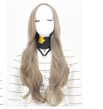Load image into Gallery viewer, Chemical Fiber Wig, Long Curly Hair, Wavy Centered Bangs