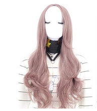 Load image into Gallery viewer, Chemical Fiber Wig, Long Curly Hair, Wavy Centered Bangs