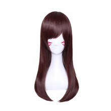 Load image into Gallery viewer, D.va DVA songhana chestnut Cosplay wig