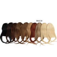 Load image into Gallery viewer, Real Person Qi Bangs Invisible Seamless Wig