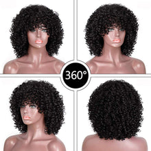 Load image into Gallery viewer, Wig female short curly hair headgear