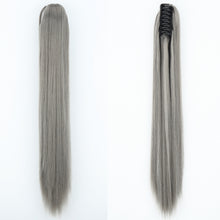 Load image into Gallery viewer, Fashion Ponytail Claw Clip Long Straight Hair Chemical Fiber Wig Fluffy