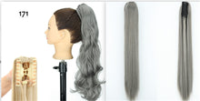 Load image into Gallery viewer, Fashion Ponytail Claw Clip Long Straight Hair Chemical Fiber Wig Fluffy