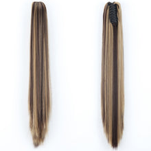 Load image into Gallery viewer, Fashion Ponytail Claw Clip Long Straight Hair Chemical Fiber Wig Fluffy