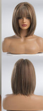 Load image into Gallery viewer, Fashion Natural Chemical Fiber Air Bangs Fashion Full-head Wig