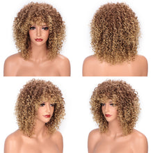 Load image into Gallery viewer, Wig female short curly hair headgear