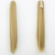 Load image into Gallery viewer, Fashion Ponytail Claw Clip Long Straight Hair Chemical Fiber Wig Fluffy
