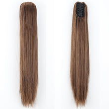 Load image into Gallery viewer, Fashion Ponytail Claw Clip Long Straight Hair Chemical Fiber Wig Fluffy