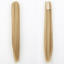 Load image into Gallery viewer, Fashion Ponytail Claw Clip Long Straight Hair Chemical Fiber Wig Fluffy