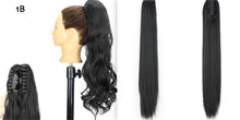 Load image into Gallery viewer, Fashion Ponytail Claw Clip Long Straight Hair Chemical Fiber Wig Fluffy