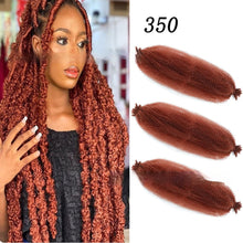 Load image into Gallery viewer, Wig Crochet Hair Springy Afro Twist Hair Chemical Fiber Wig Dreadlocks