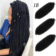 Load image into Gallery viewer, Wig Crochet Hair Springy Afro Twist Hair Chemical Fiber Wig Dreadlocks