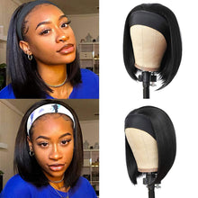 Load image into Gallery viewer, Short Ice Silk Hair Band Heat Resistant Headband Wig