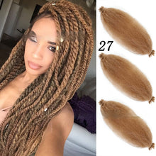 Load image into Gallery viewer, Wig Crochet Hair Springy Afro Twist Hair Chemical Fiber Wig Dreadlocks