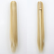 Load image into Gallery viewer, Fashion Ponytail Claw Clip Long Straight Hair Chemical Fiber Wig Fluffy