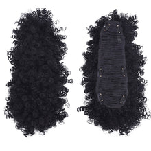 Load image into Gallery viewer, Mohican Hairstyle Cockscomb Wig Ponytail Bangs Curly Mohican