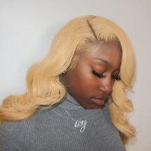 Load image into Gallery viewer, Medium Mixed Blonde Long Curly Hair High Temperature Wire