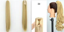 Load image into Gallery viewer, Fashion Ponytail Claw Clip Long Straight Hair Chemical Fiber Wig Fluffy