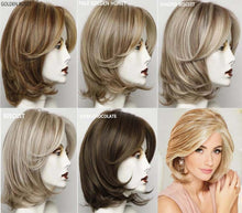 Load image into Gallery viewer, Women's Short Curly Hair Wig Partial High Temperature Silk Chemical Fiber Headgear