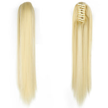 Load image into Gallery viewer, Fashion Ponytail Claw Clip Long Straight Hair Chemical Fiber Wig Fluffy
