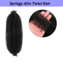 Load image into Gallery viewer, Wig Crochet Hair Springy Afro Twist Hair Chemical Fiber Wig Dreadlocks