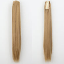 Load image into Gallery viewer, Fashion Ponytail Claw Clip Long Straight Hair Chemical Fiber Wig Fluffy