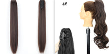 Load image into Gallery viewer, Fashion Ponytail Claw Clip Long Straight Hair Chemical Fiber Wig Fluffy
