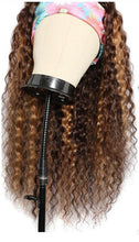 Load image into Gallery viewer, Headband Wig Women's Long Curly Mixed Color Synthetic Hair Set