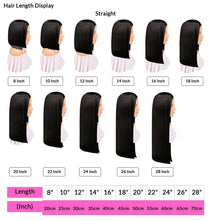 Load image into Gallery viewer, Wine Red For Women Medium Long Straight Fluffy Natural Hair Cover