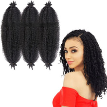 Load image into Gallery viewer, Wig Crochet Hair Springy Afro Twist Hair Chemical Fiber Wig Dreadlocks