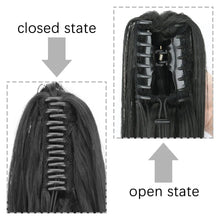 Load image into Gallery viewer, Fashion Ponytail Claw Clip Long Straight Hair Chemical Fiber Wig Fluffy