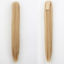 Load image into Gallery viewer, Fashion Ponytail Claw Clip Long Straight Hair Chemical Fiber Wig Fluffy