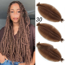 Load image into Gallery viewer, Wig Crochet Hair Springy Afro Twist Hair Chemical Fiber Wig Dreadlocks