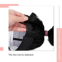 Load image into Gallery viewer, Women's Personality Horse Tail Waves Roll Hooded Wig

