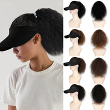 Load image into Gallery viewer, Women's Personality Horse Tail Waves Roll Hooded Wig
