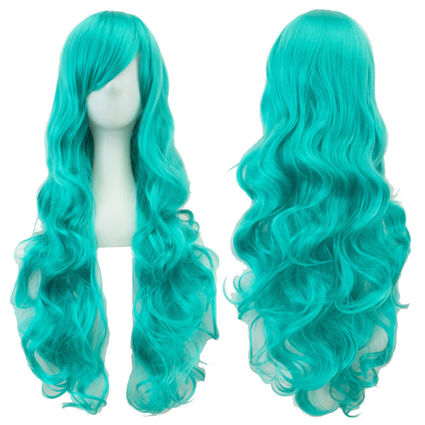 Pure Color All-matching COS Long Curly High-temperature Fiber Wig