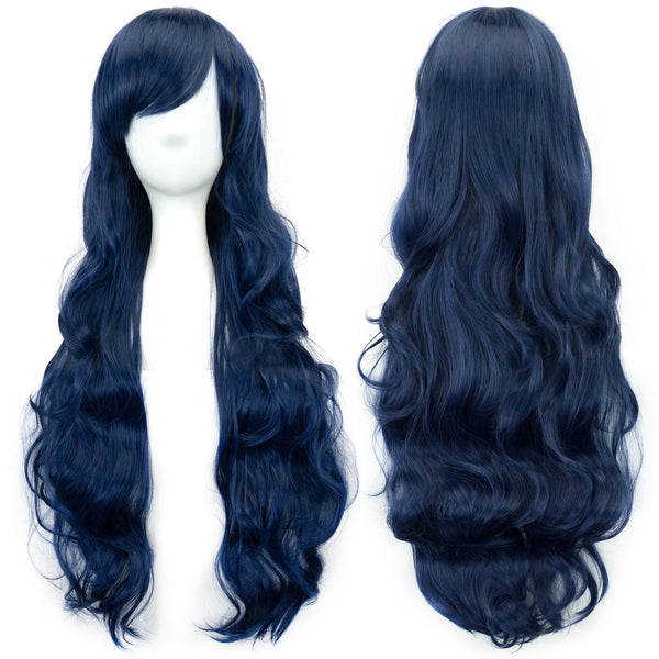 Pure Color All-matching COS Long Curly High-temperature Fiber Wig