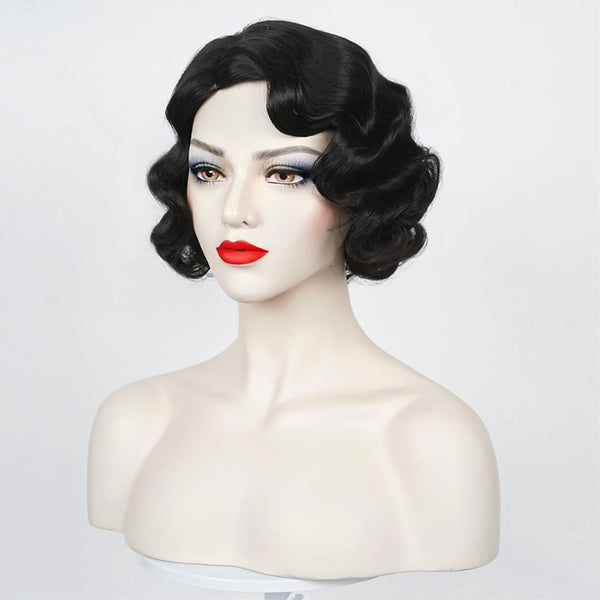 Fantasy Party Domestic Brand Anime Finger Wave Wig Any Skin Tone